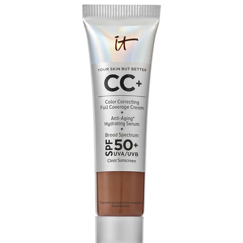 IT Cosmetics Your Skin But Better CC+ Cream Travel Size, Deep Honey - 0.4 fl oz